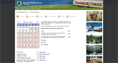 Desktop Screenshot of bookings.overlandtrack.com.au